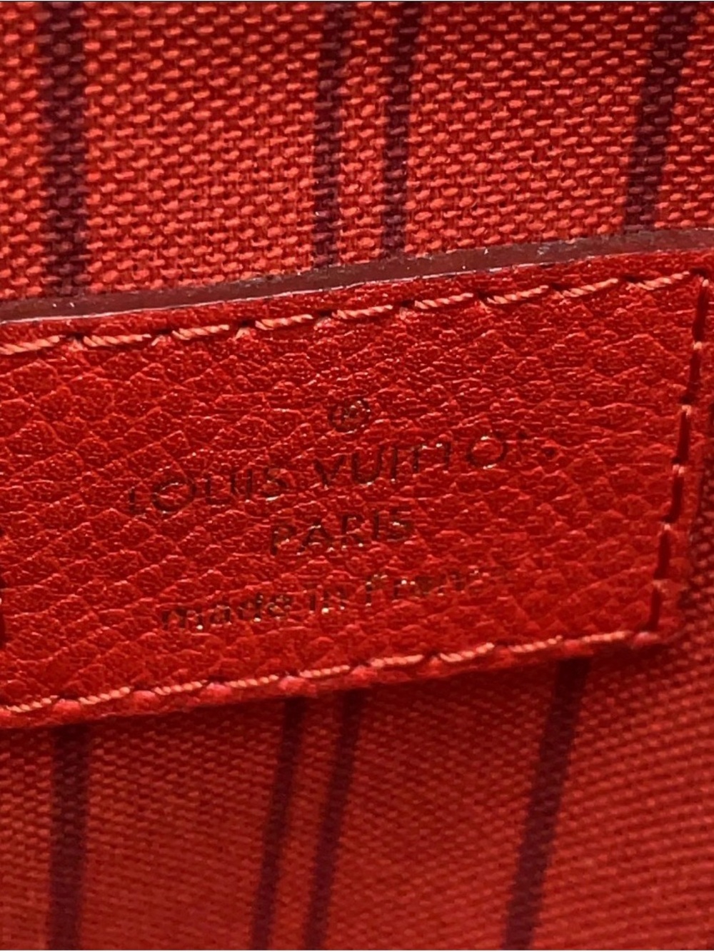 Louis Vuitton Citadine PM Red Monogram Empreinte Leather Tote - Picture 13 of 14